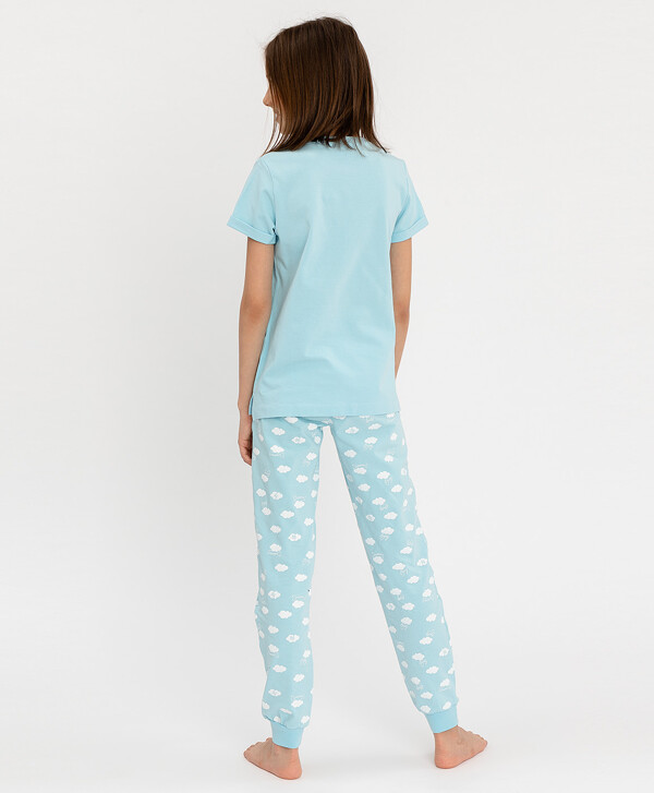 Пижама с брюками для девочки Button Blue