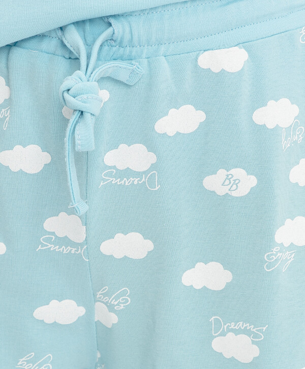 Пижама с брюками для девочки Button Blue