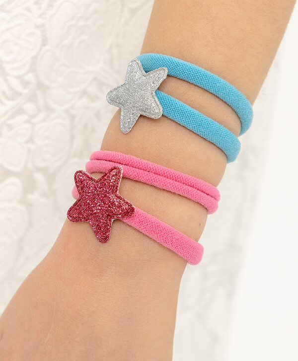 Комплект резинок для волос, 8 шт. Button Blue