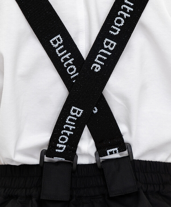Черные демисезонные брюки Button Blue