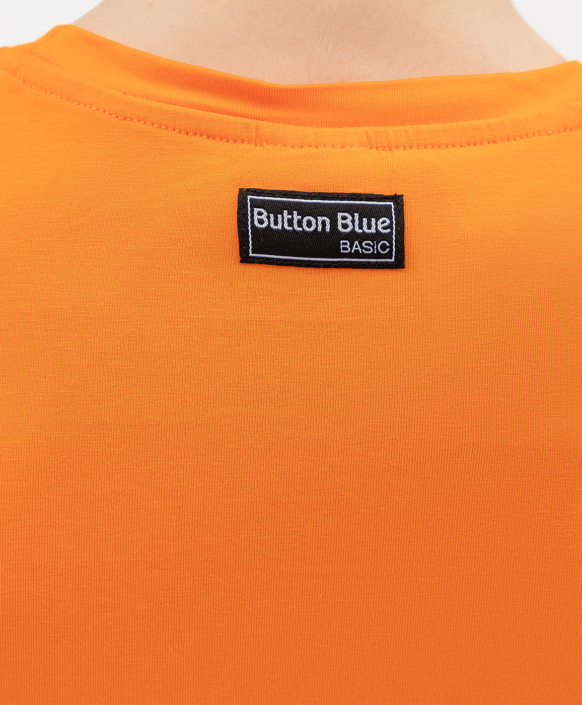 Оранжевая футболка Button Blue