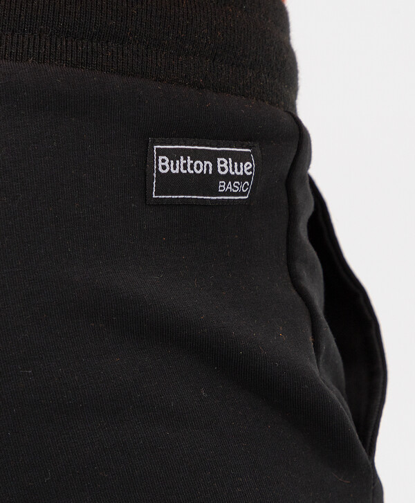 Черные брюки Button Blue