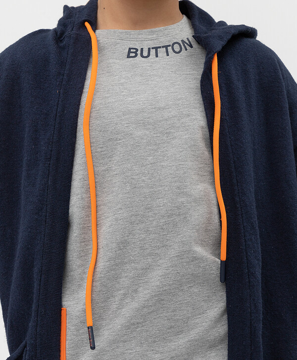 Синий кардиган Button Blue