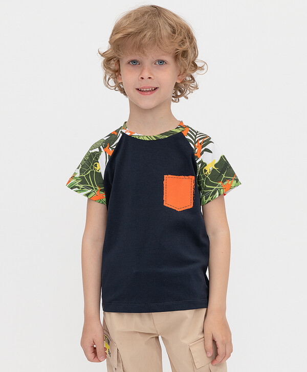 Зеленая футболка Button Blue