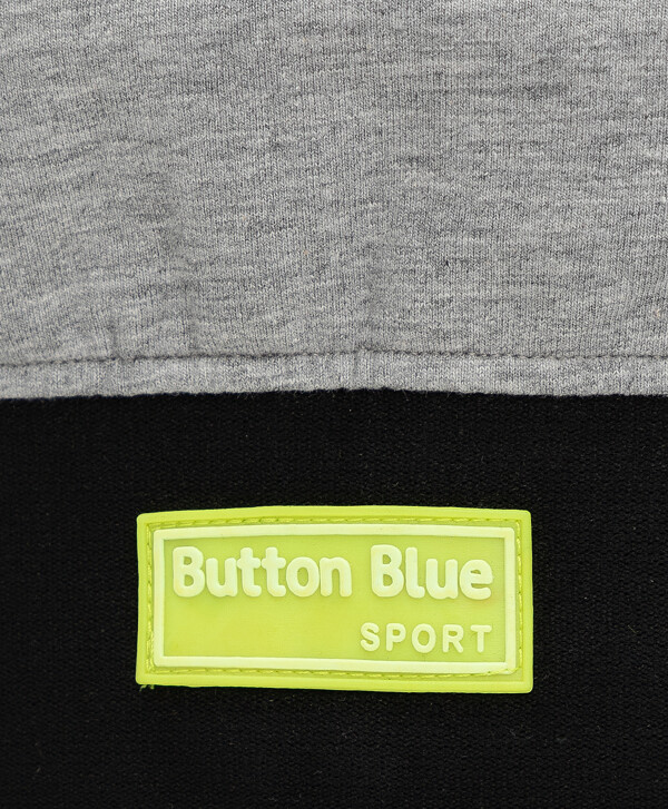 Серая толстовка Button Blue