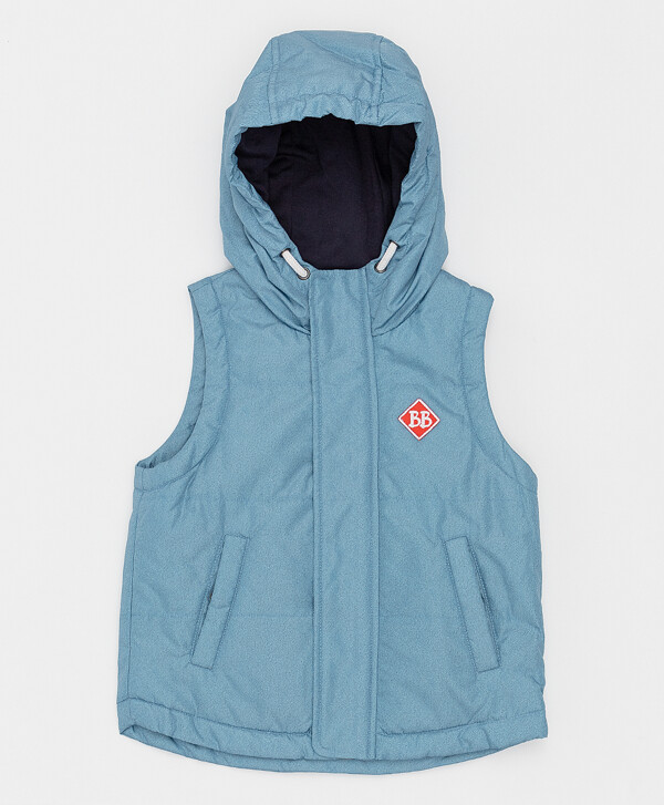 Синий жилет Button Blue