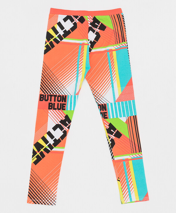Розовые лосины для девочки Button Blue