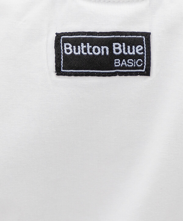 Белая футболка Button Blue