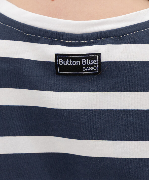 Черная футболка Button Blue