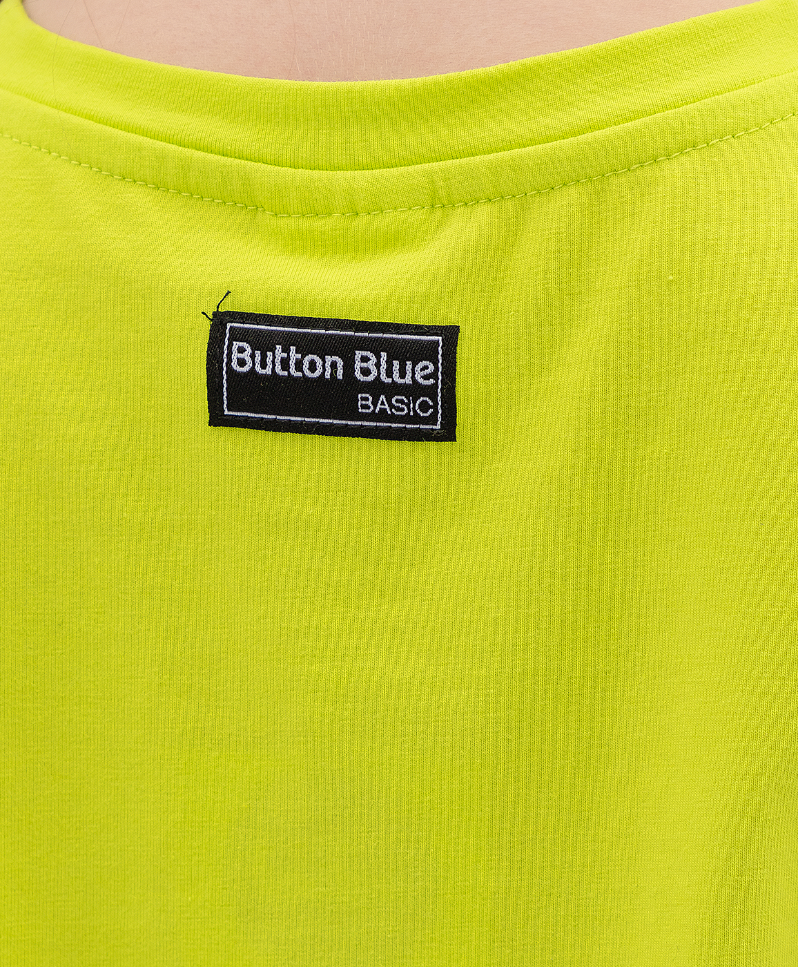 Салатовая футболка Button Blue