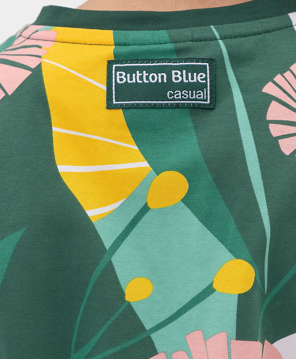 Зеленая майка Button Blue