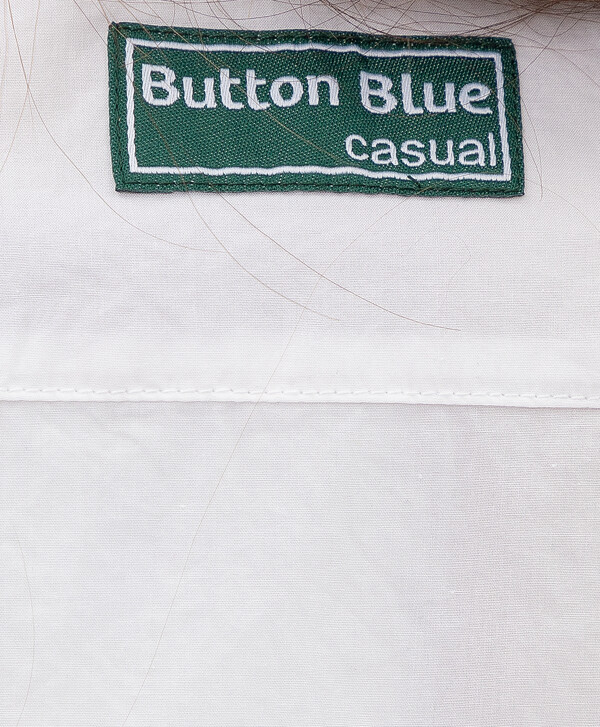 Белая блузка Button Blue