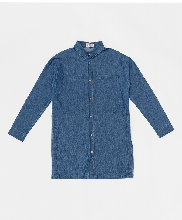 Синее платье Button Blue