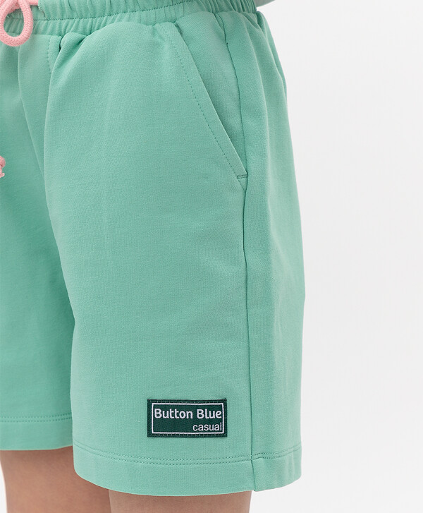 Зеленые шорты Button Blue