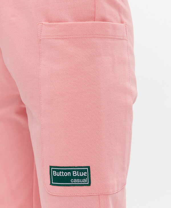 Розовые брюки Button Blue