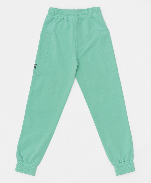 Зеленые брюки Button Blue