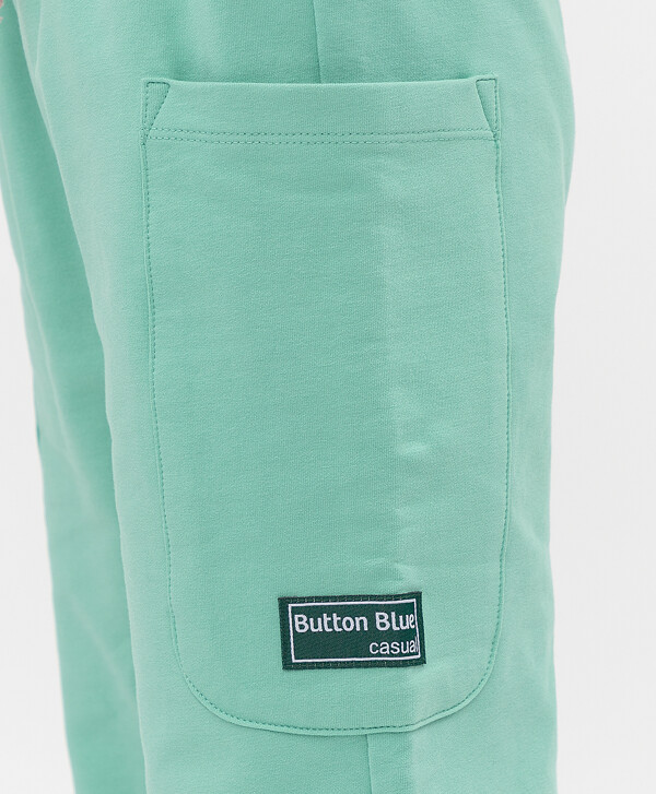 Зеленые брюки Button Blue
