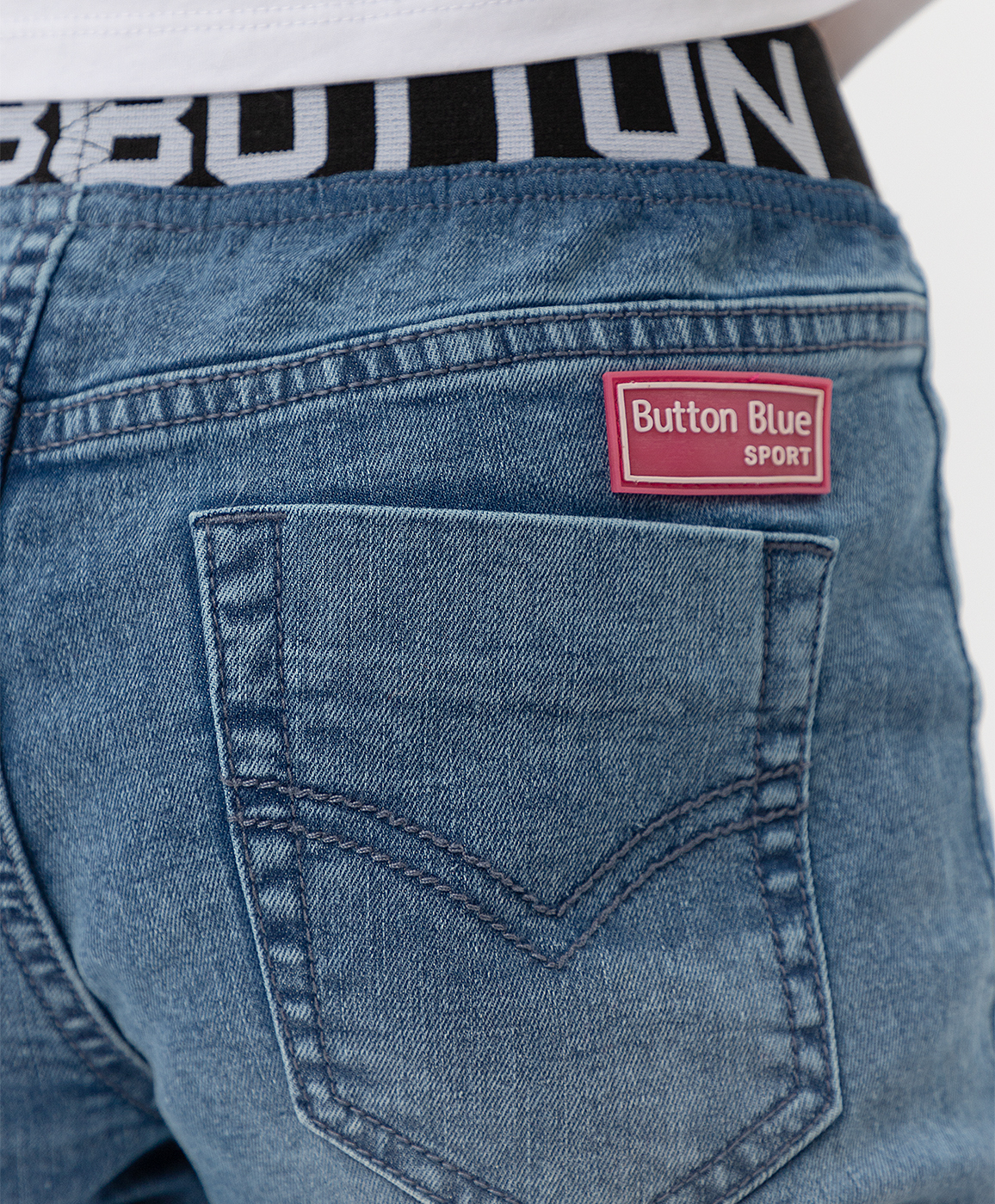Джинсы голубые Button Blue