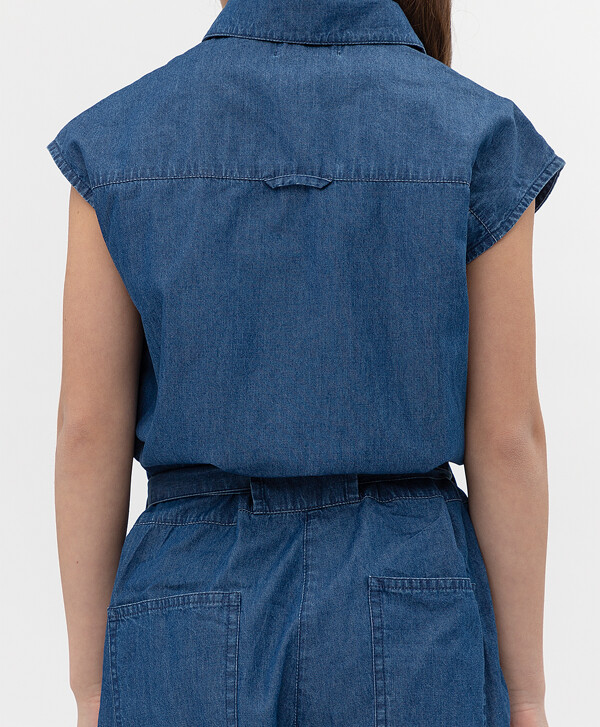 Синий комбинезон Button Blue