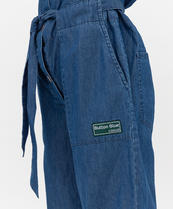 Синий комбинезон Button Blue