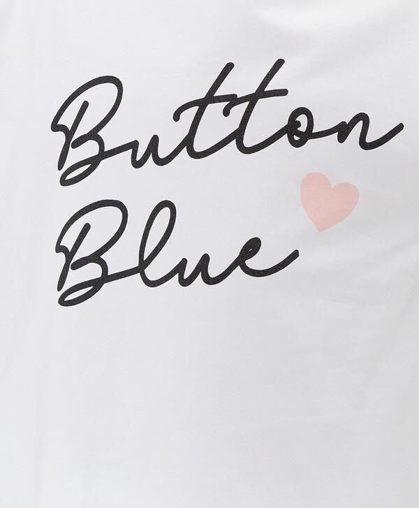 Белая ночная сорочка Button Blue
