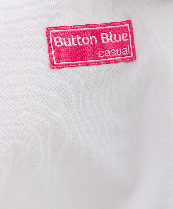 Белая футболка Button Blue