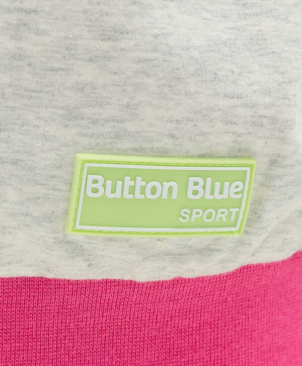 Серая толстовка Button Blue