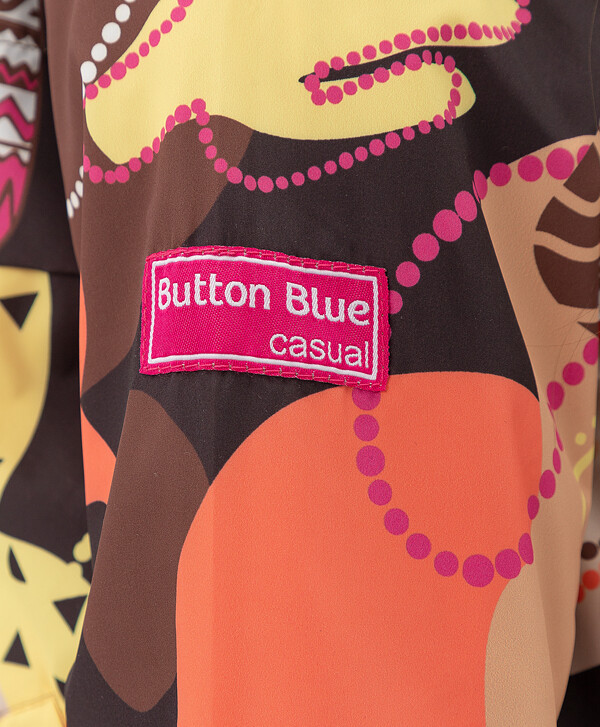 Коричневая ветровка Button Blue