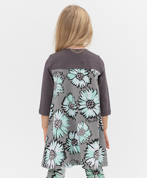 Серое платье Button Blue