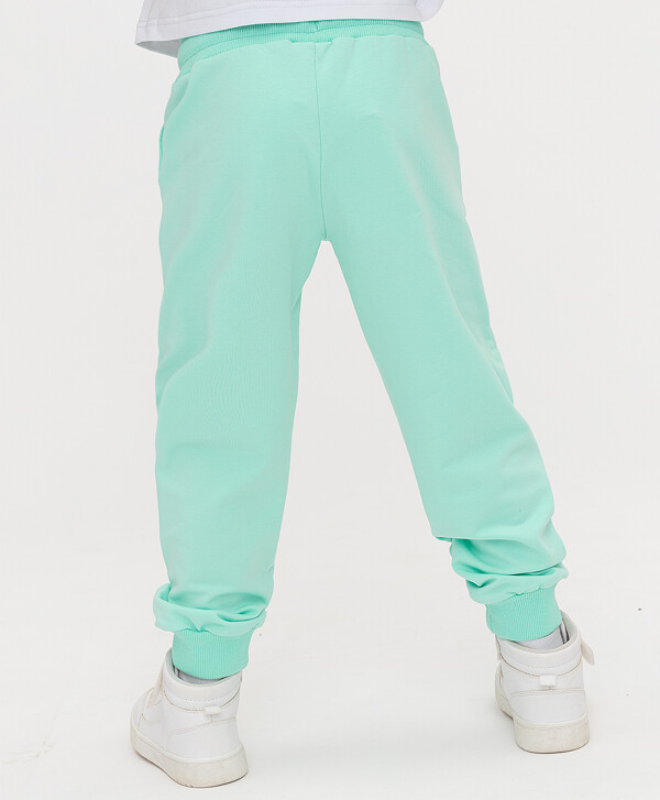 Мятные брюки Button Blue