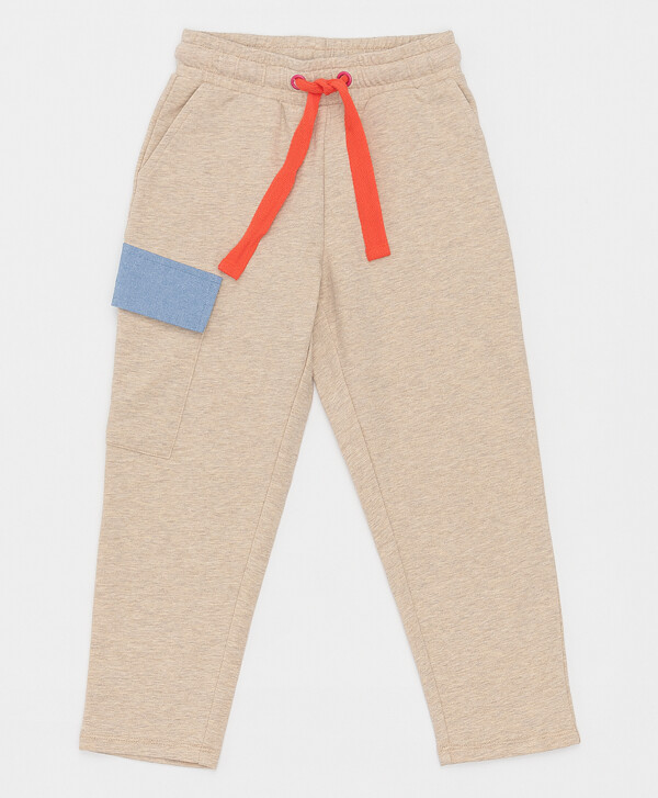 Песочные брюки Button Blue