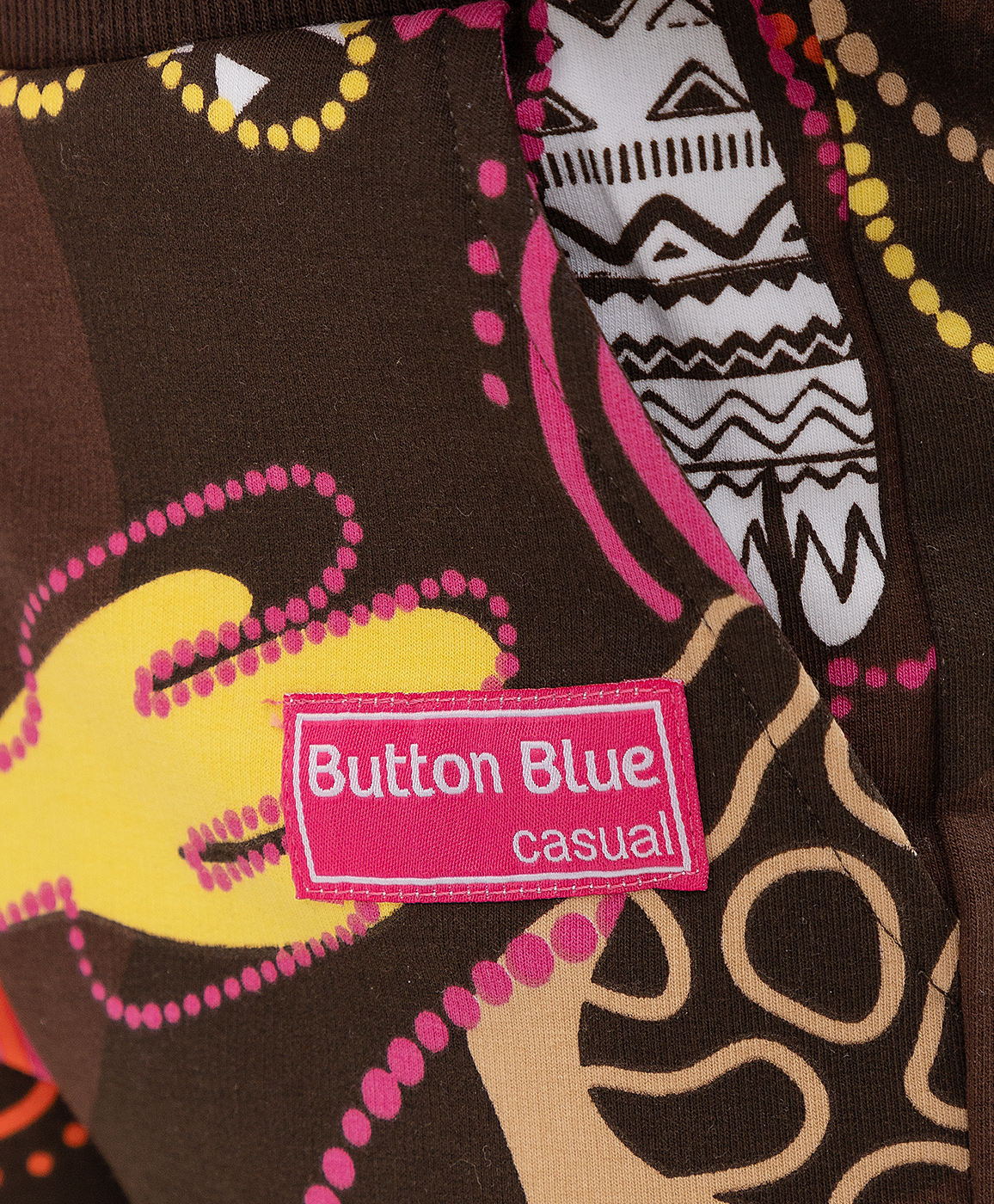 Коричневые брюки Button Blue