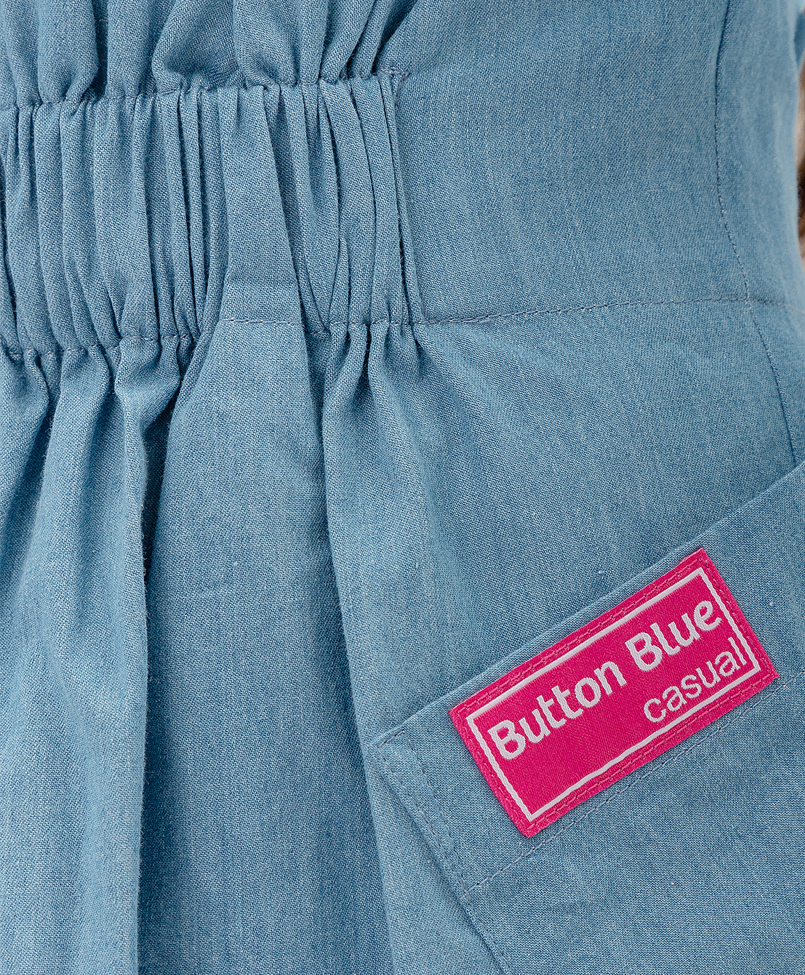 Синяя юбка Button Blue
