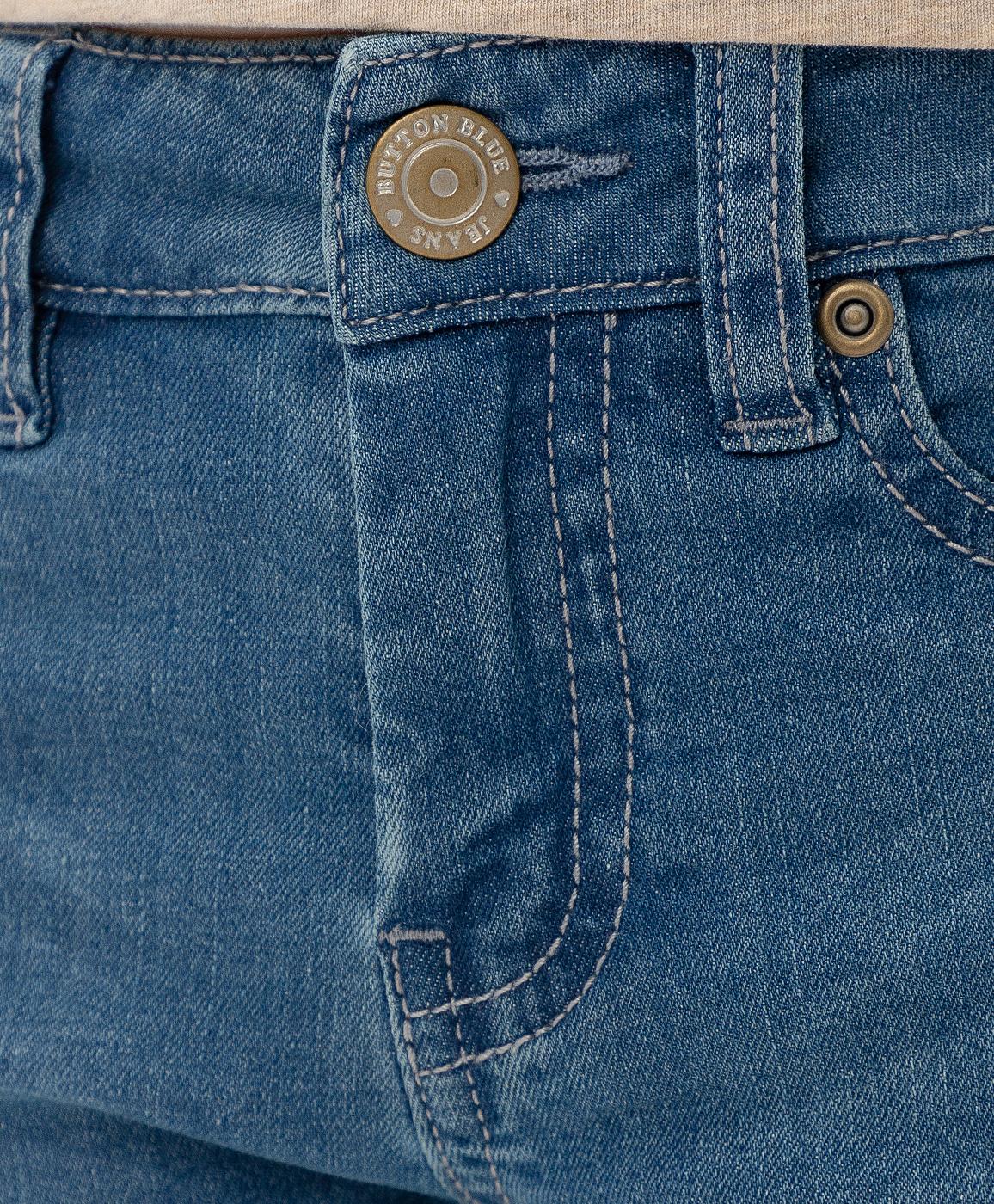 Синие брюки Button Blue
