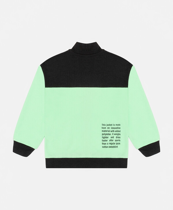 Толстовка в стиле колорблок мятная Button Blue