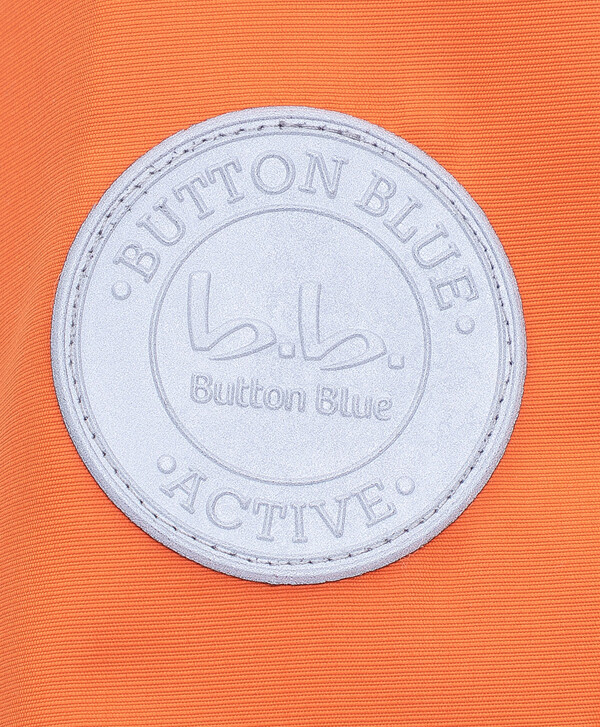 Ветровка с мембраной оранжевая Button Blue
