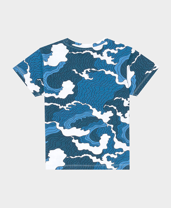 Футболка синяя Button Blue