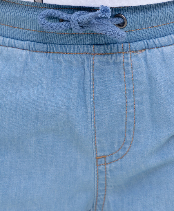 Джинсовые шорты голубые Button Blue