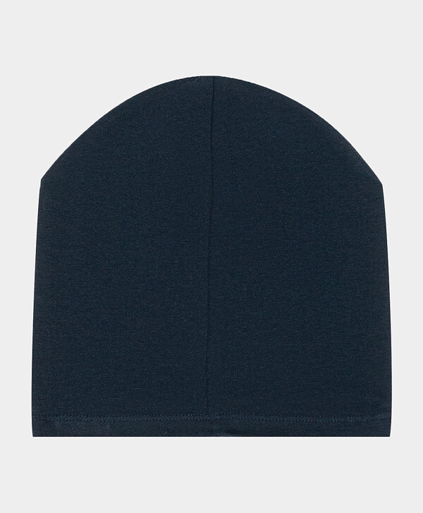 Шапка трикотажная синяя Button Blue
