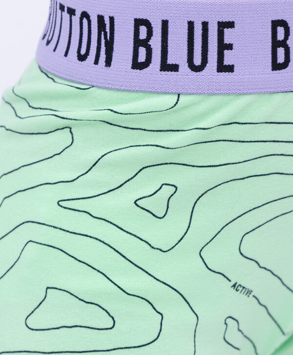 Лосины мятные Button Blue