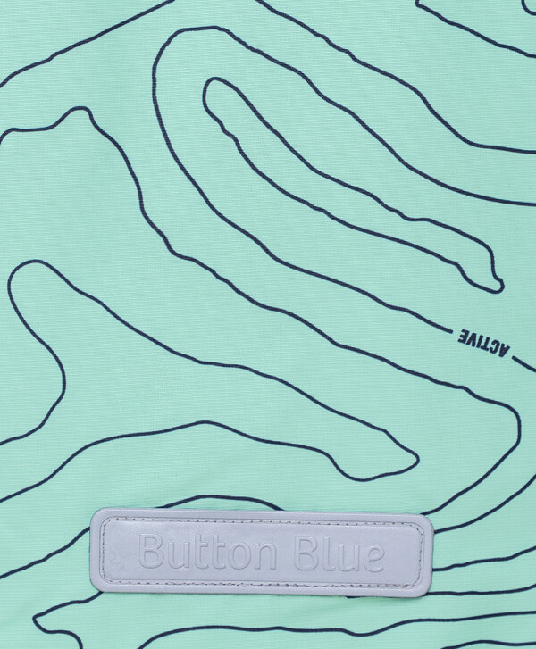 Ветровка с мембраной мятная Button Blue