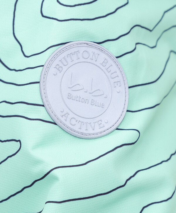 Ветровка с мембраной мятная Button Blue