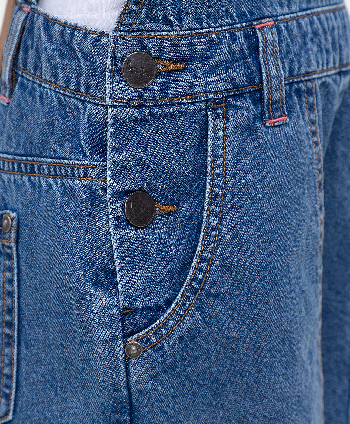 Комбинезон джинсовый голубой Button Blue
