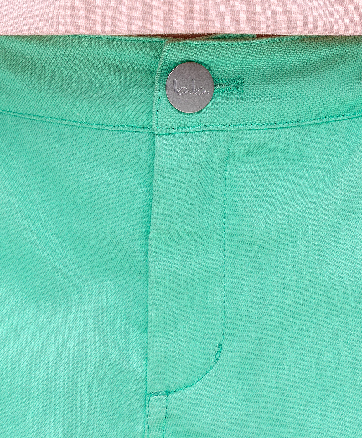 Брюки мятные Button Blue