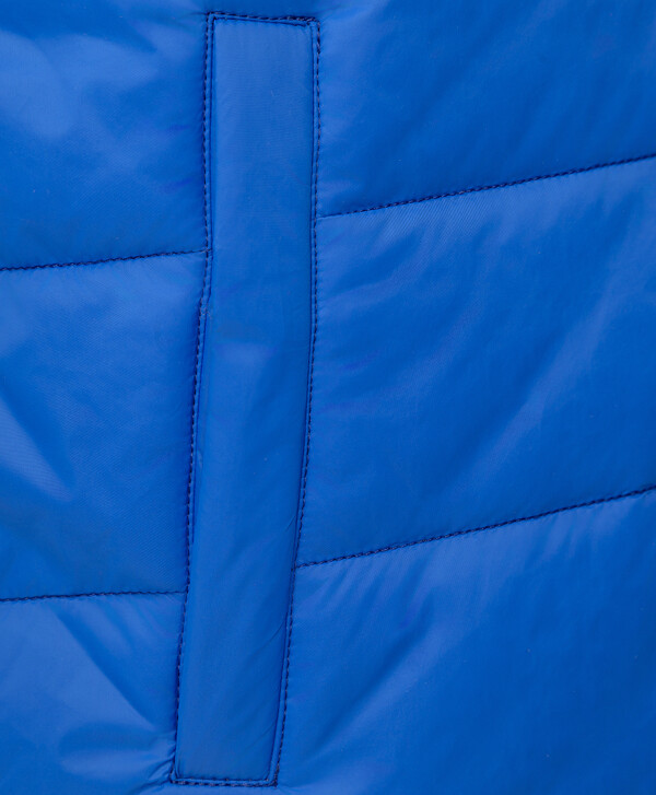 Куртка утепленная с капюшоном синяя Button Blue