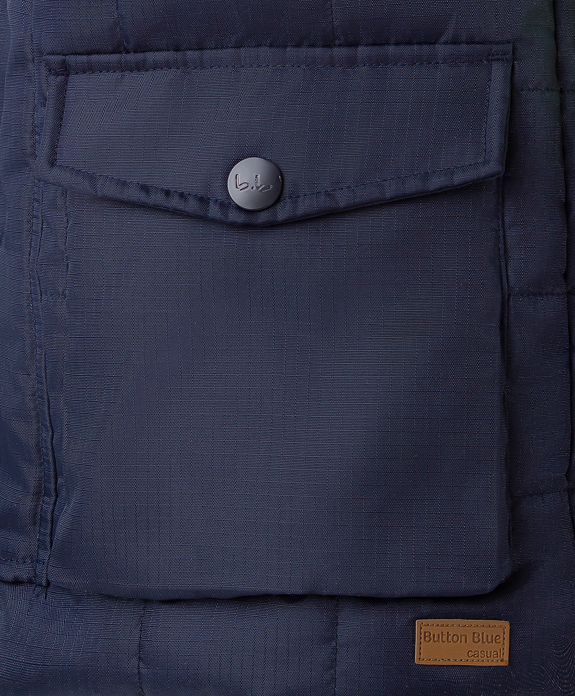 Жилет утепленный синий Button Blue