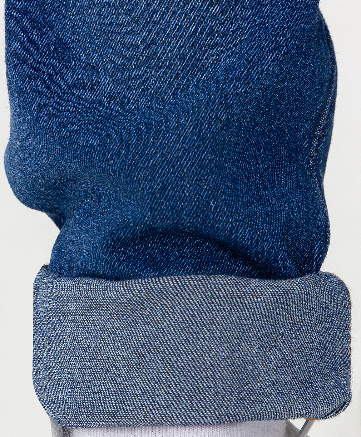 Джинсы синие с ремнем Button Blue