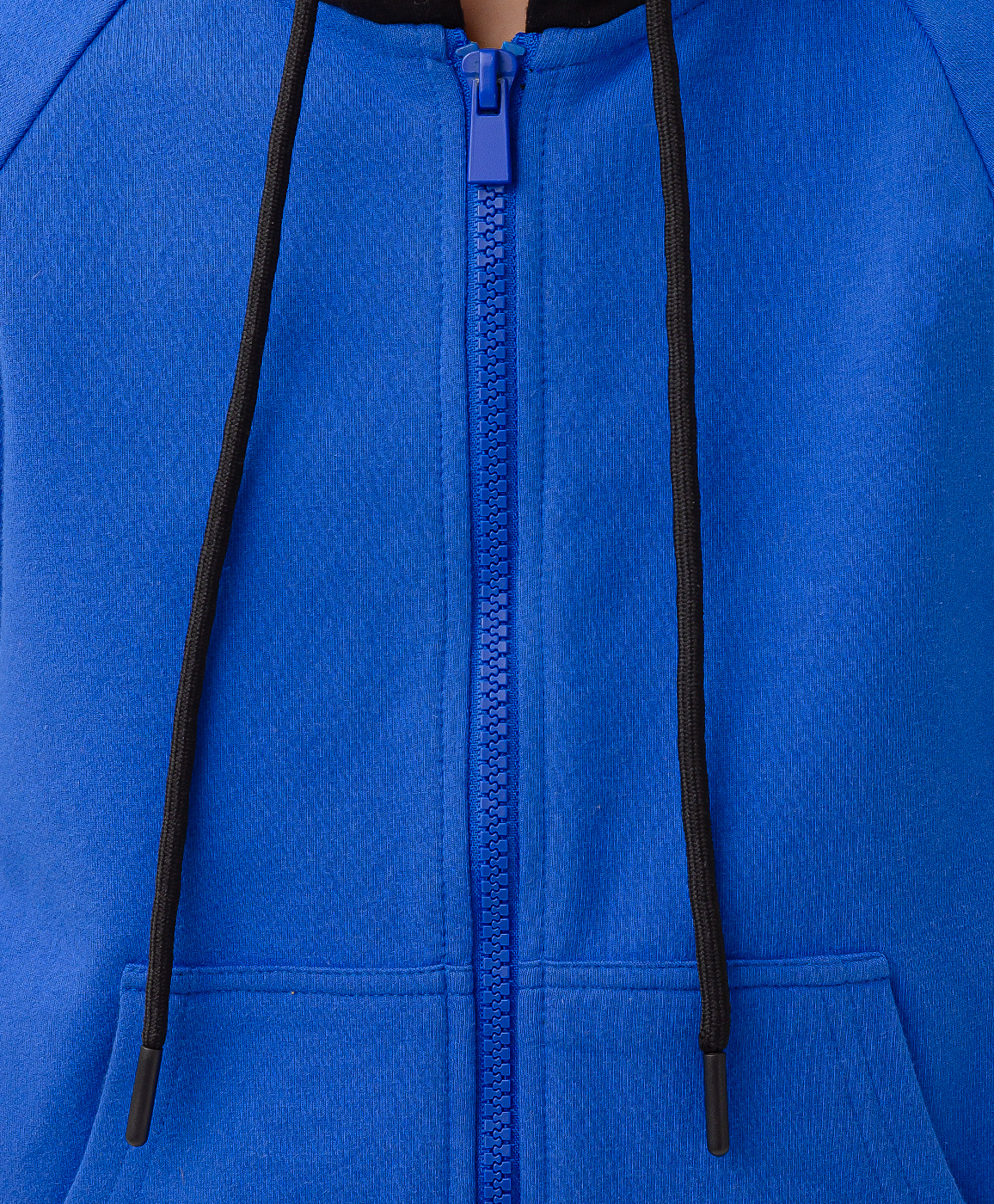 Толстовка трикотажная на молнии синяя Button Blue