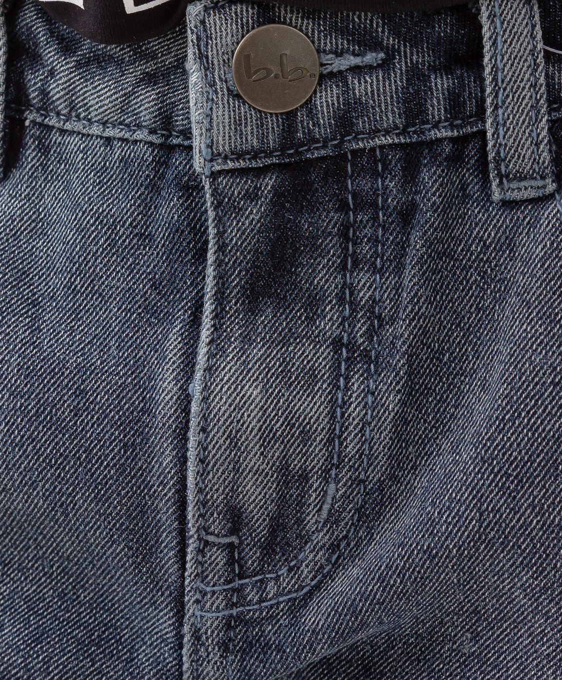 Джинсы с ремнем в комплекте голубые Button Blue