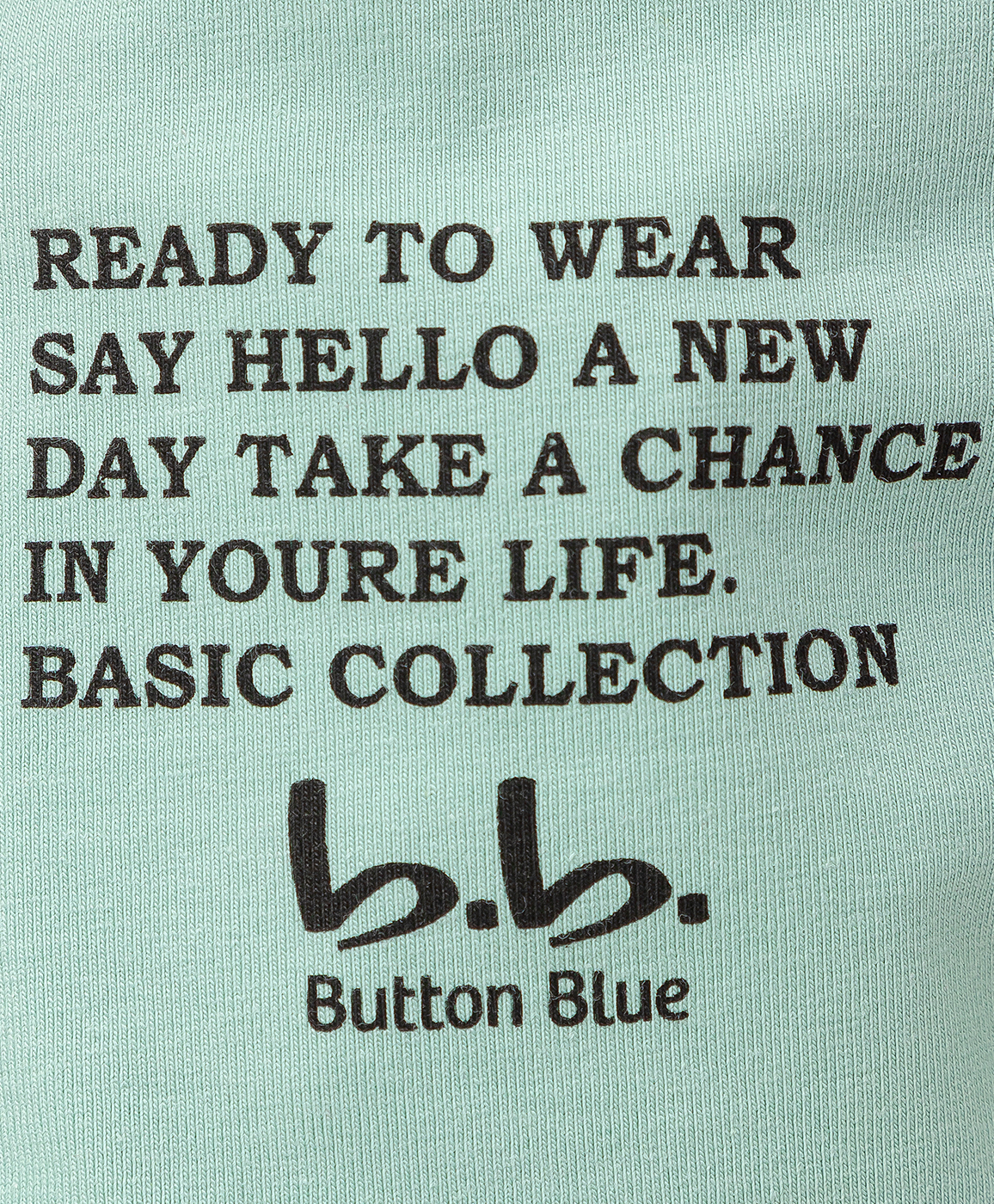 Футболка оверсайз с коротким рукавом зеленая Button Blue